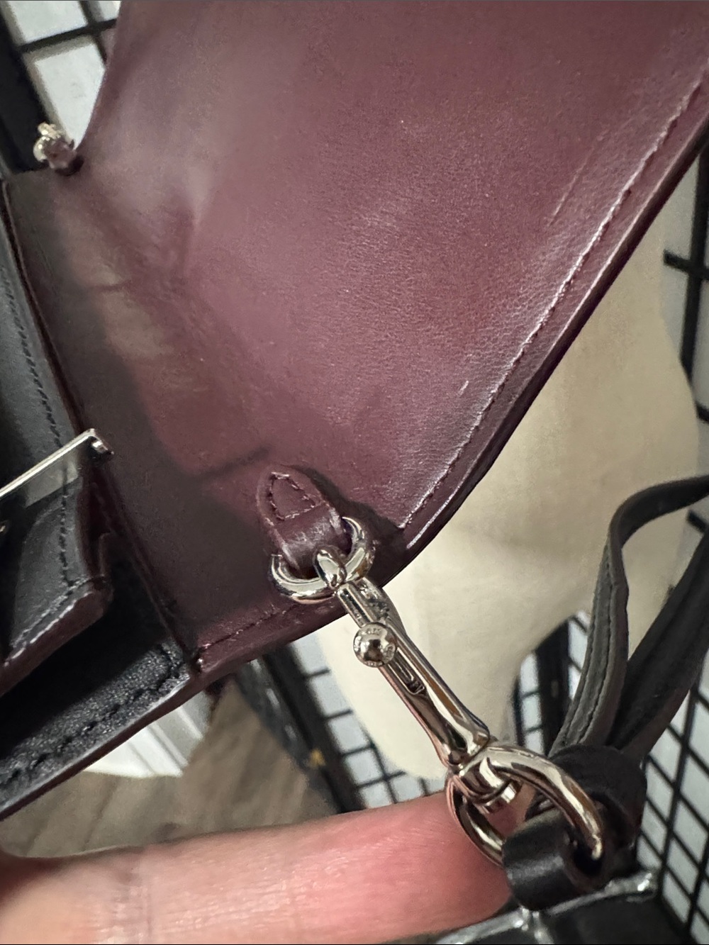 Coach 1941 Western Rivets Foldover Crossbody Wallet Black Studded Leather Bag - Picture 9 of 14